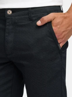 Indicode Herren Chinohose - INDanina in schwarz
