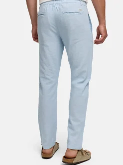 Indicode Herren Chinohose - INLino in hellblau