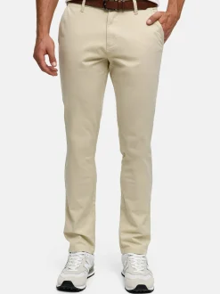 Indicode Herren Chinohose - INPilli in beige sand