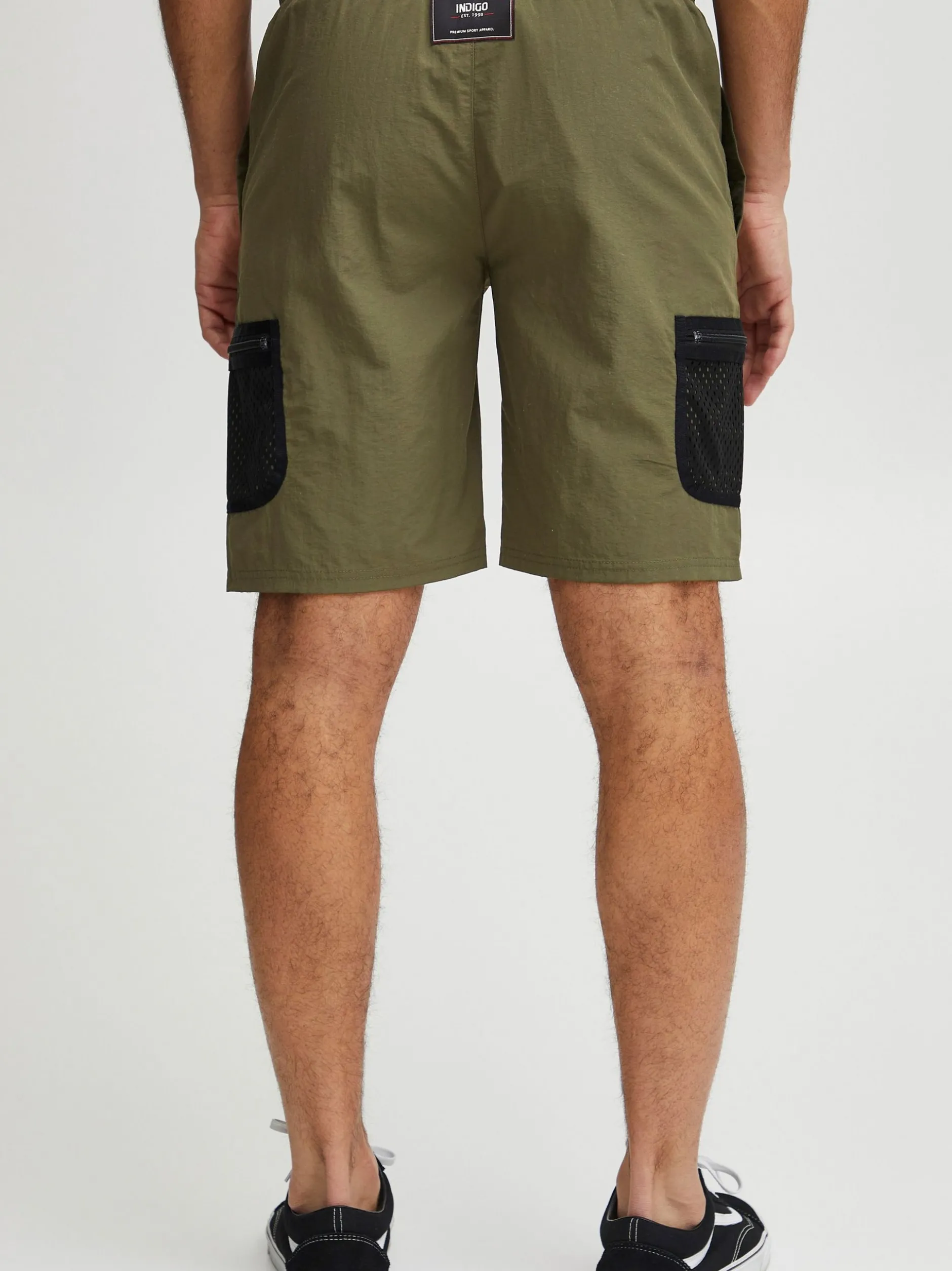 Indicode Herren Chinoshorts - IDPeter in grün