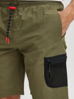 Indicode Herren Chinoshorts - IDPeter in grün