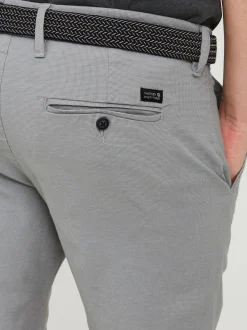 Indicode Herren Chinoshorts - IDLozano in grau