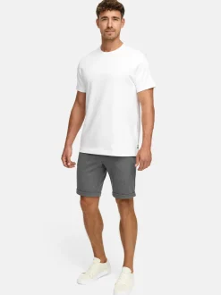 Indicode Herren Chinoshorts - INTovey in anthrazit
