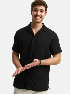 Indicode Herren Hemd Kurzarm - INCosby in schwarz