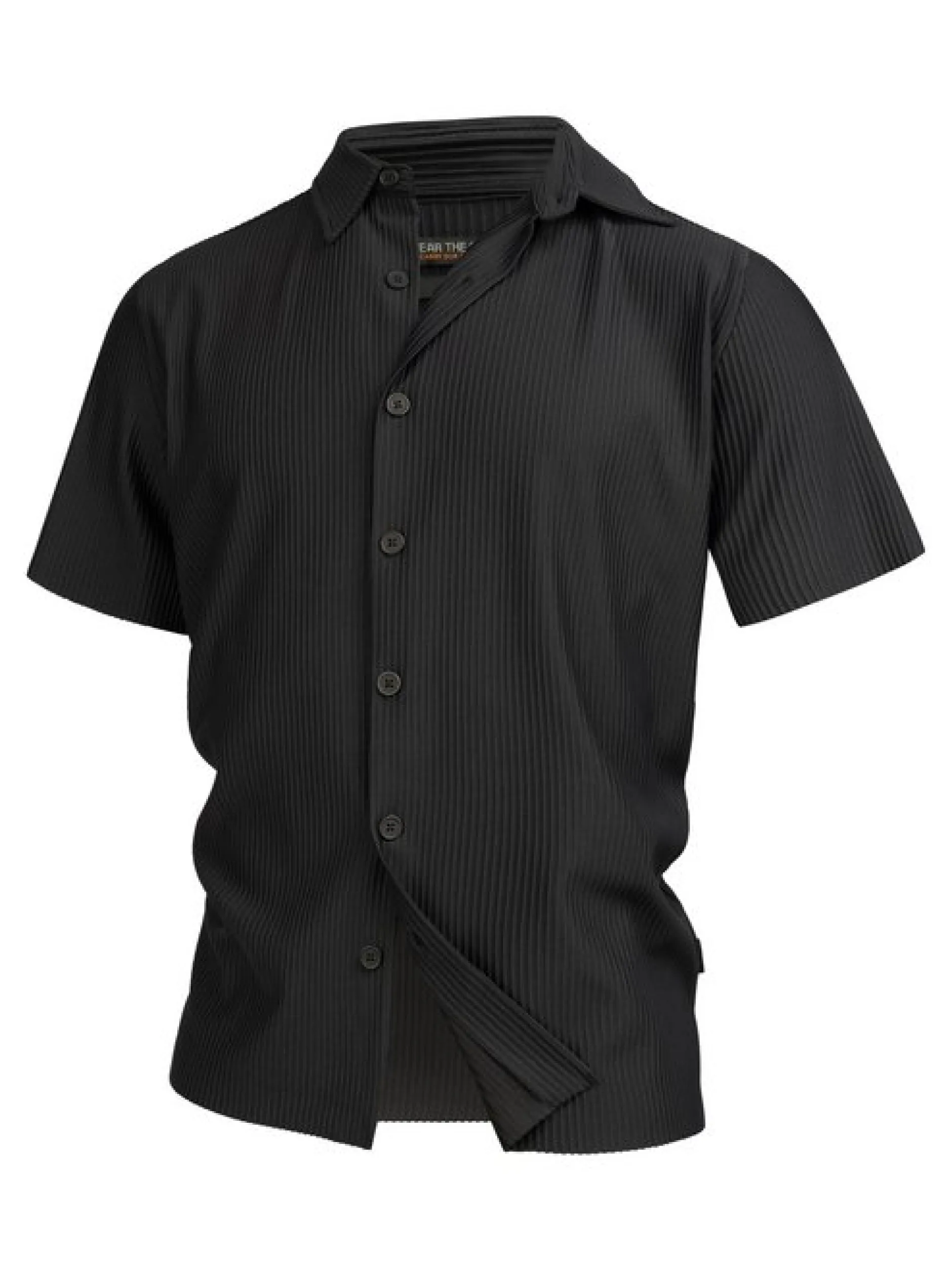 Indicode Herren Hemd Kurzarm - INLamgo in schwarz