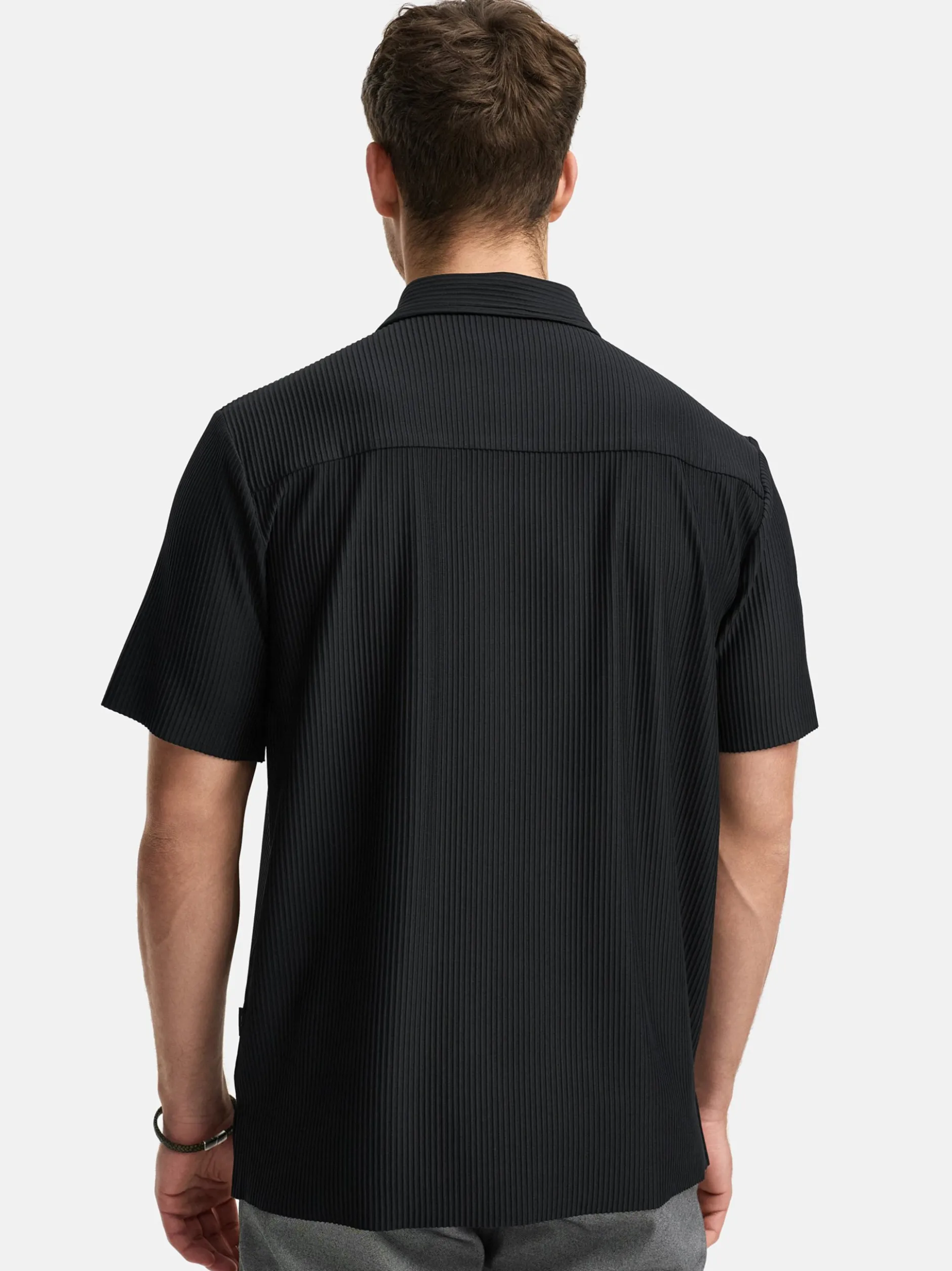 Indicode Herren Hemd Kurzarm - INLamgo in schwarz