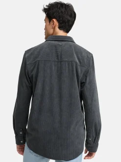 Indicode Herren Hemd Langarm - INNemoto Shirt in anthrazit