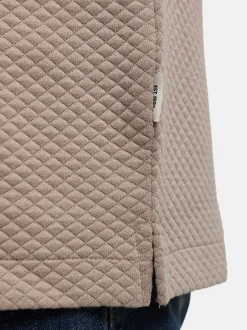 Indicode Herren Hemd Langarm - INRhomon in taupe beige