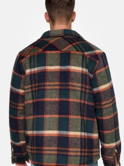 Indicode Herren Hemd Langarm - Spin in marine
