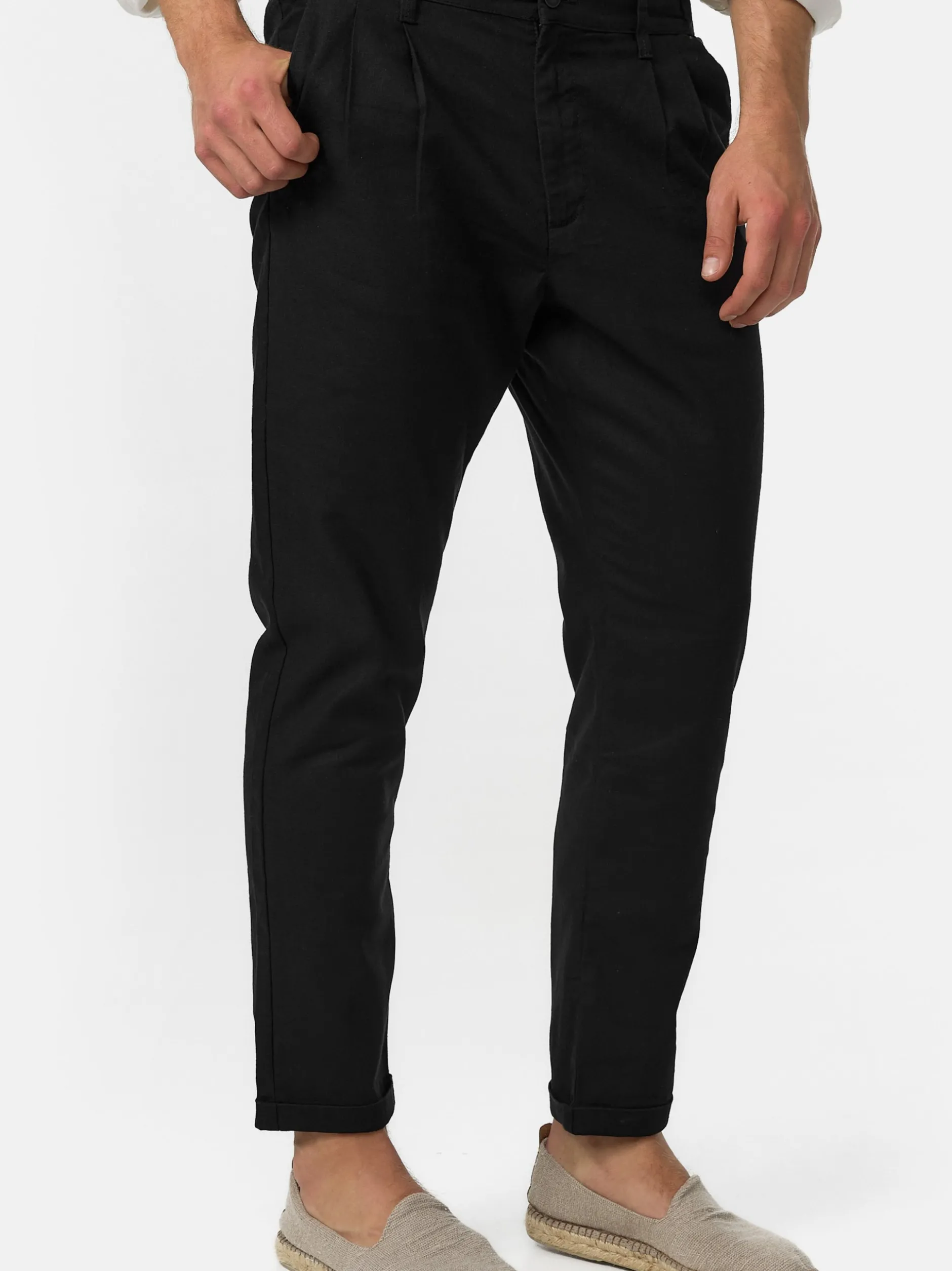 Indicode Herren Hose - Cunningham in schwarz