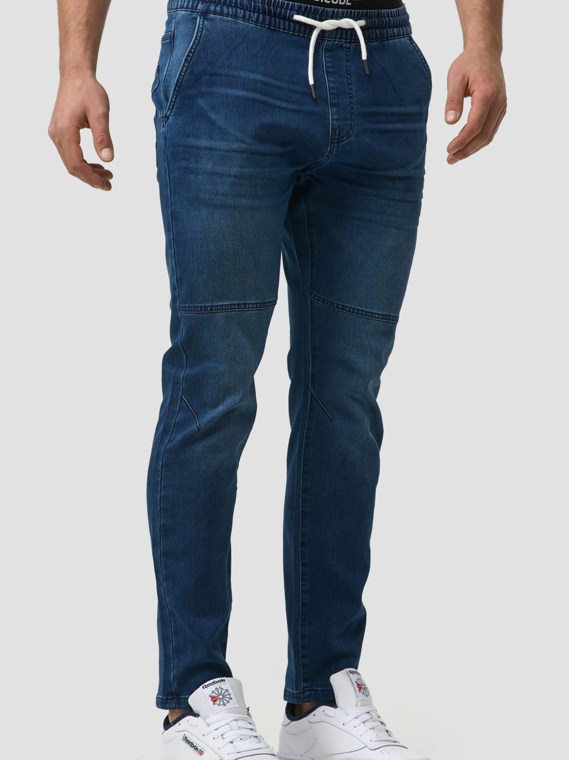 Indicode Herren Hose - Fabrizio in medium stone weiß