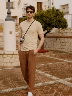 Indicode Herren Hose - INIndie in vanille braun