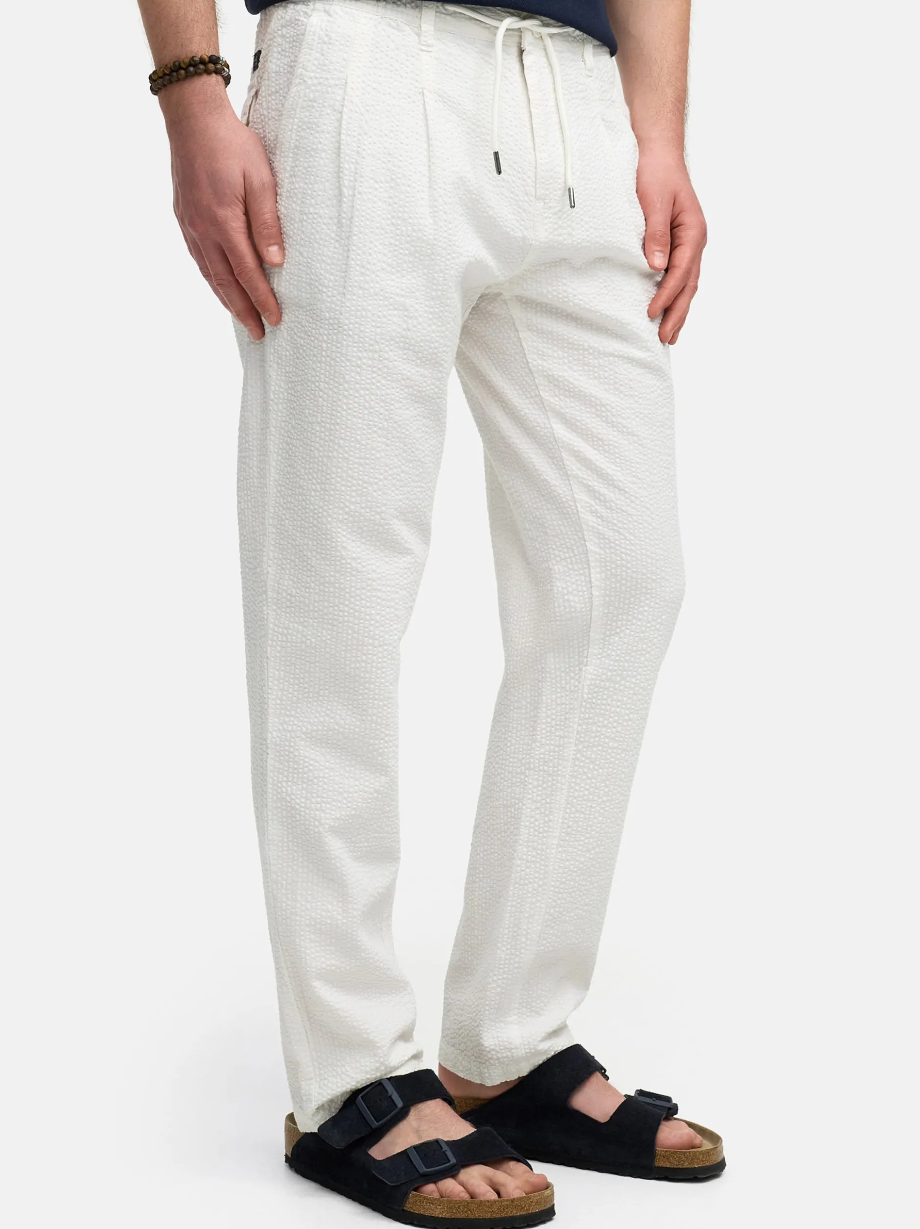 Indicode Herren Hose - INWebb in weiß