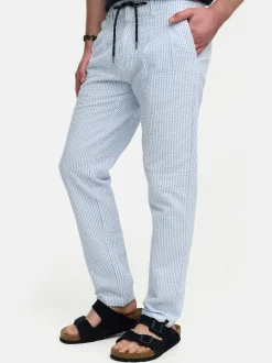 Indicode Herren Hose - INWebb in blau braun