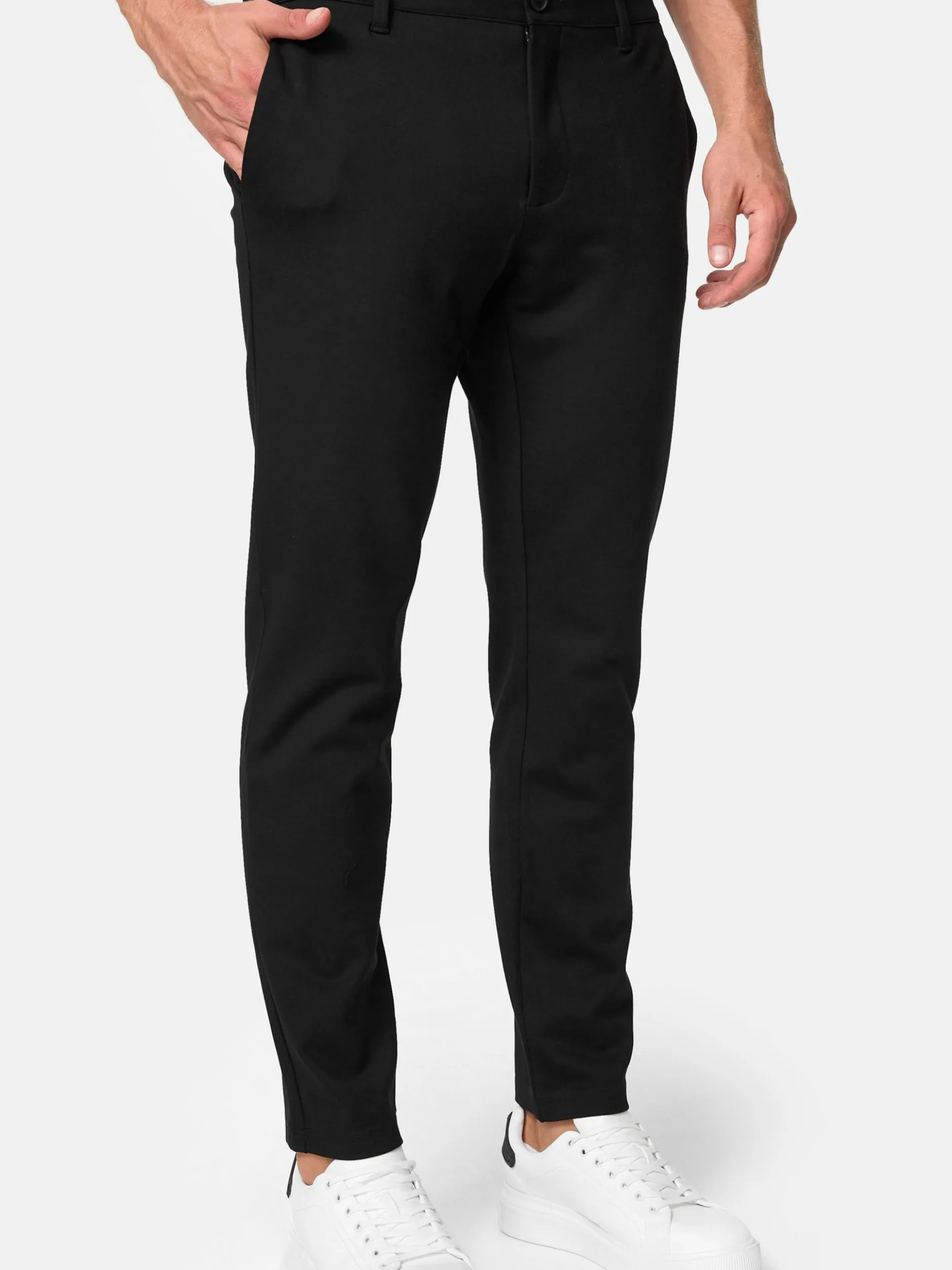 Indicode Herren Hose - Rodekro in schwarz