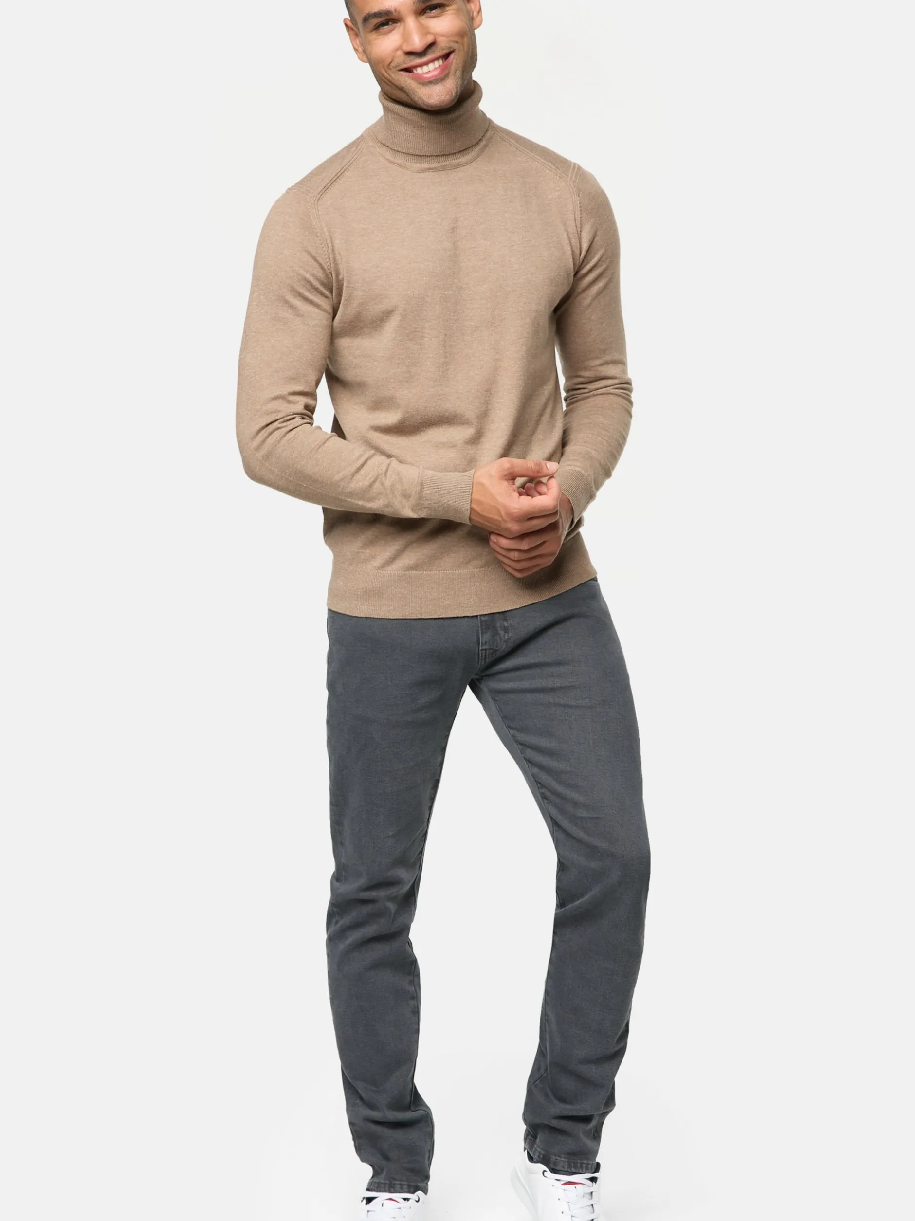 Indicode Herren Jeanshose - INSamario in anthrazit grau