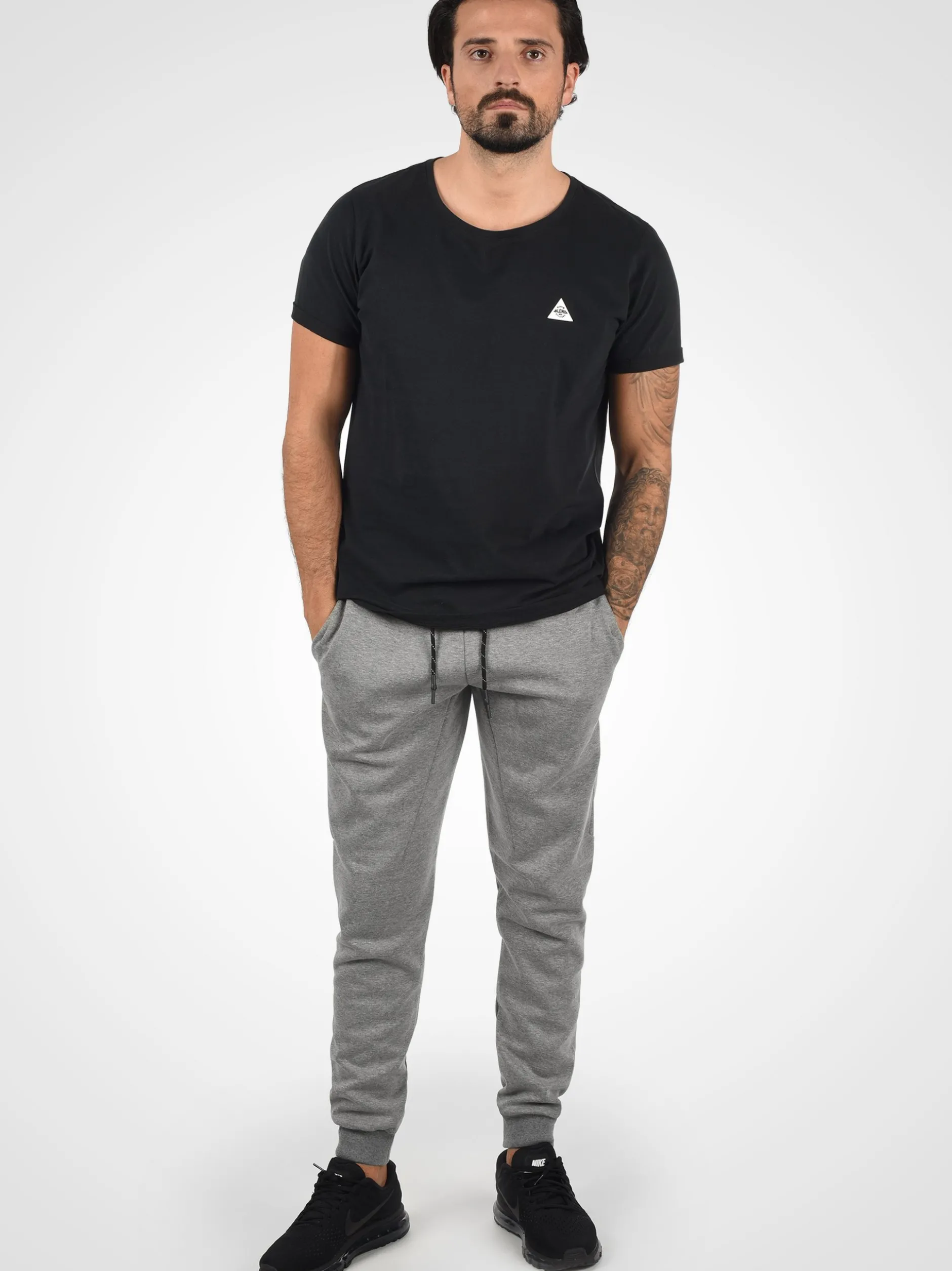 Indicode Herren Jogginghose - IDNapanee in grau