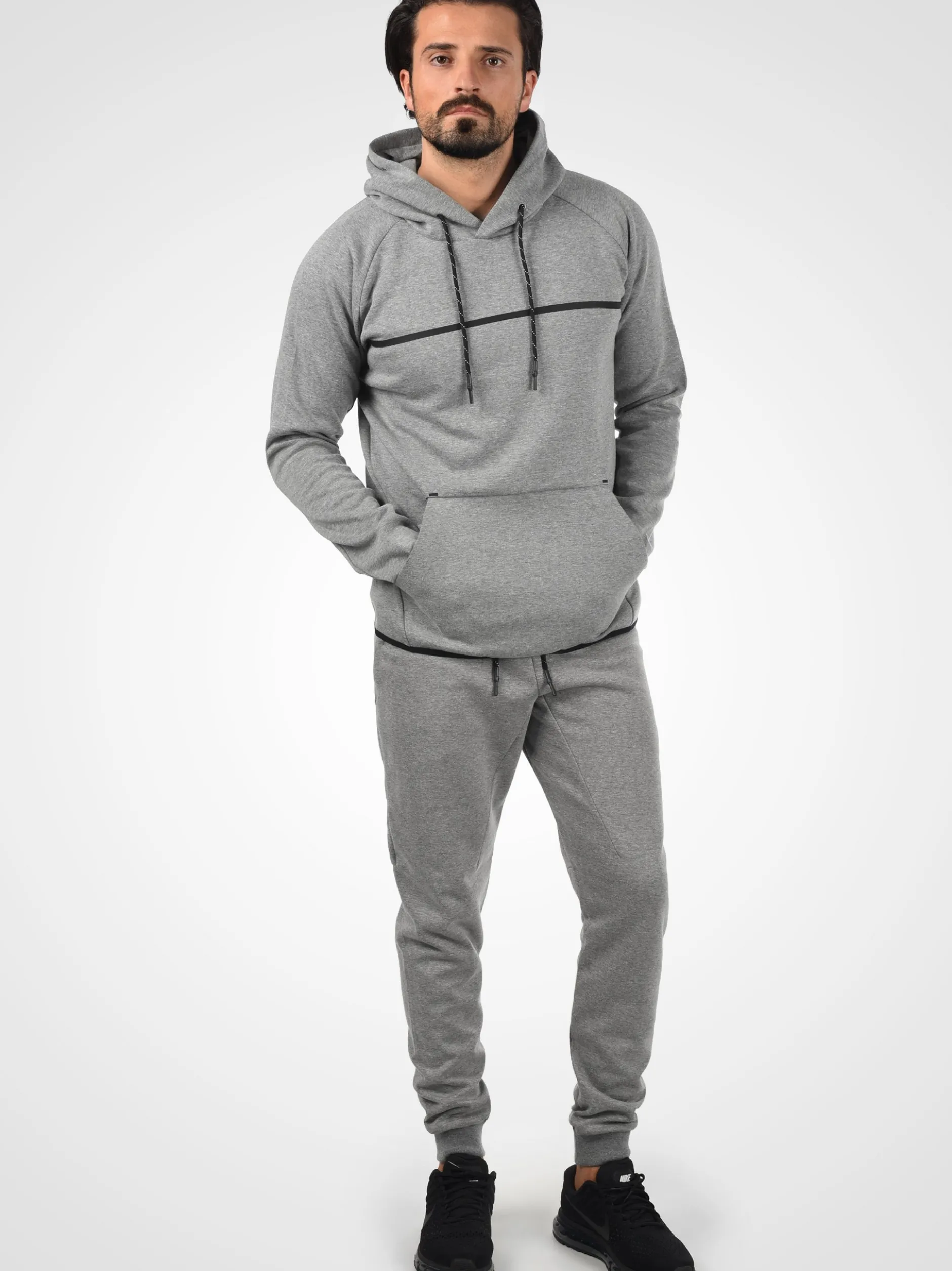 Indicode Herren Jogginghose - IDNapanee in grau