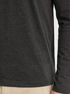 Indicode Herren Langarmshirt - IDPhillo in anthrazit