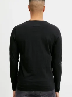 Indicode Herren Langarmshirt - IDPhillo in schwarz