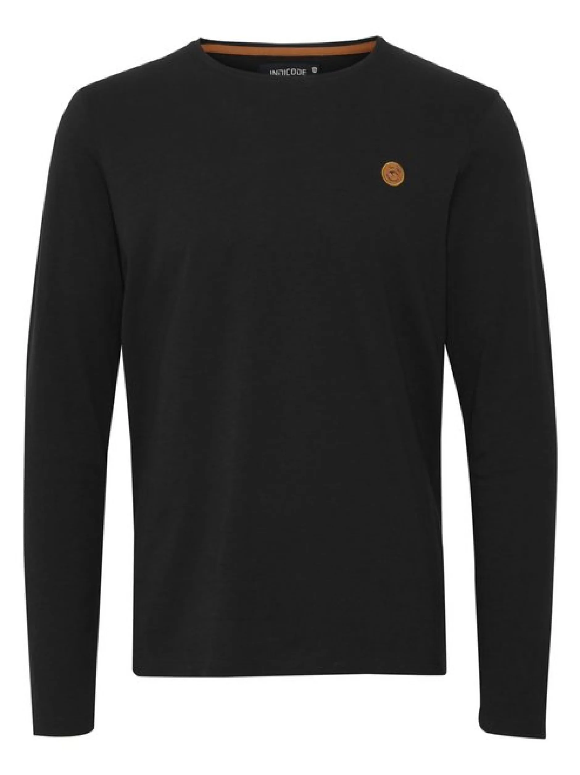Indicode Herren Langarmshirt - IDPhillo in schwarz