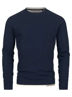 Indicode Herren Langarmshirt - INValwald in marine