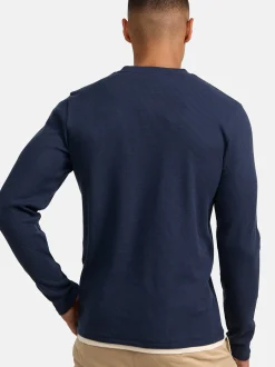 Indicode Herren Langarmshirt - INValwald in marine