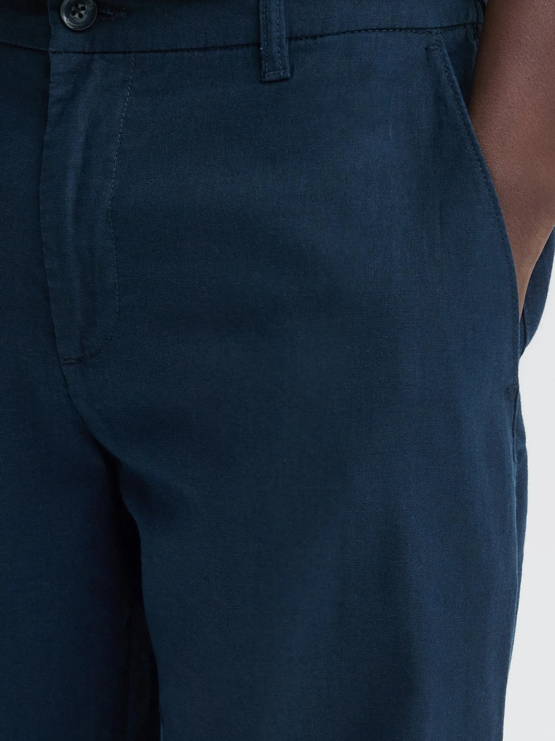 Indicode Herren Leinenhose - IDPassolo in marine