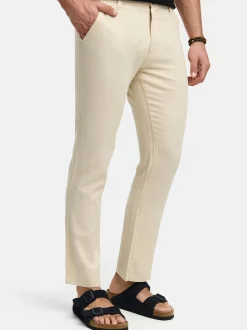 Indicode Herren Leinenhose - INGuy in beige sand