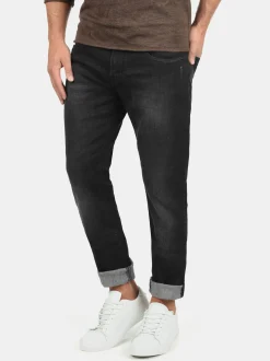 Indicode Herren 5-Pocket-Jeans - IDQuebec in schwarz