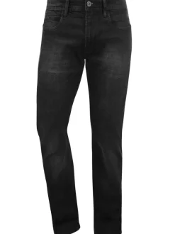 Indicode Herren 5-Pocket-Jeans - IDQuebec in schwarz