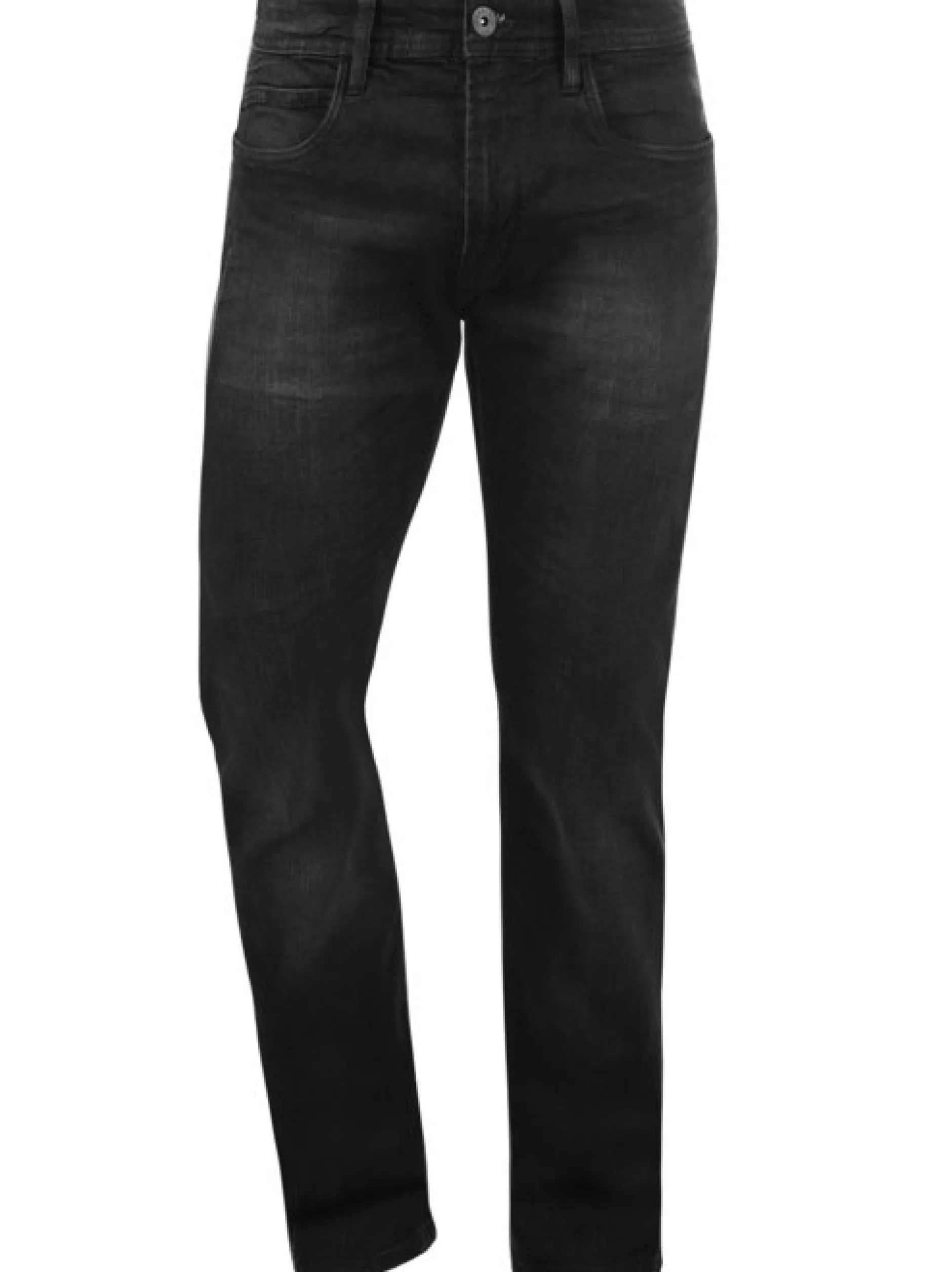 Indicode Herren 5-Pocket-Jeans - IDQuebec in schwarz