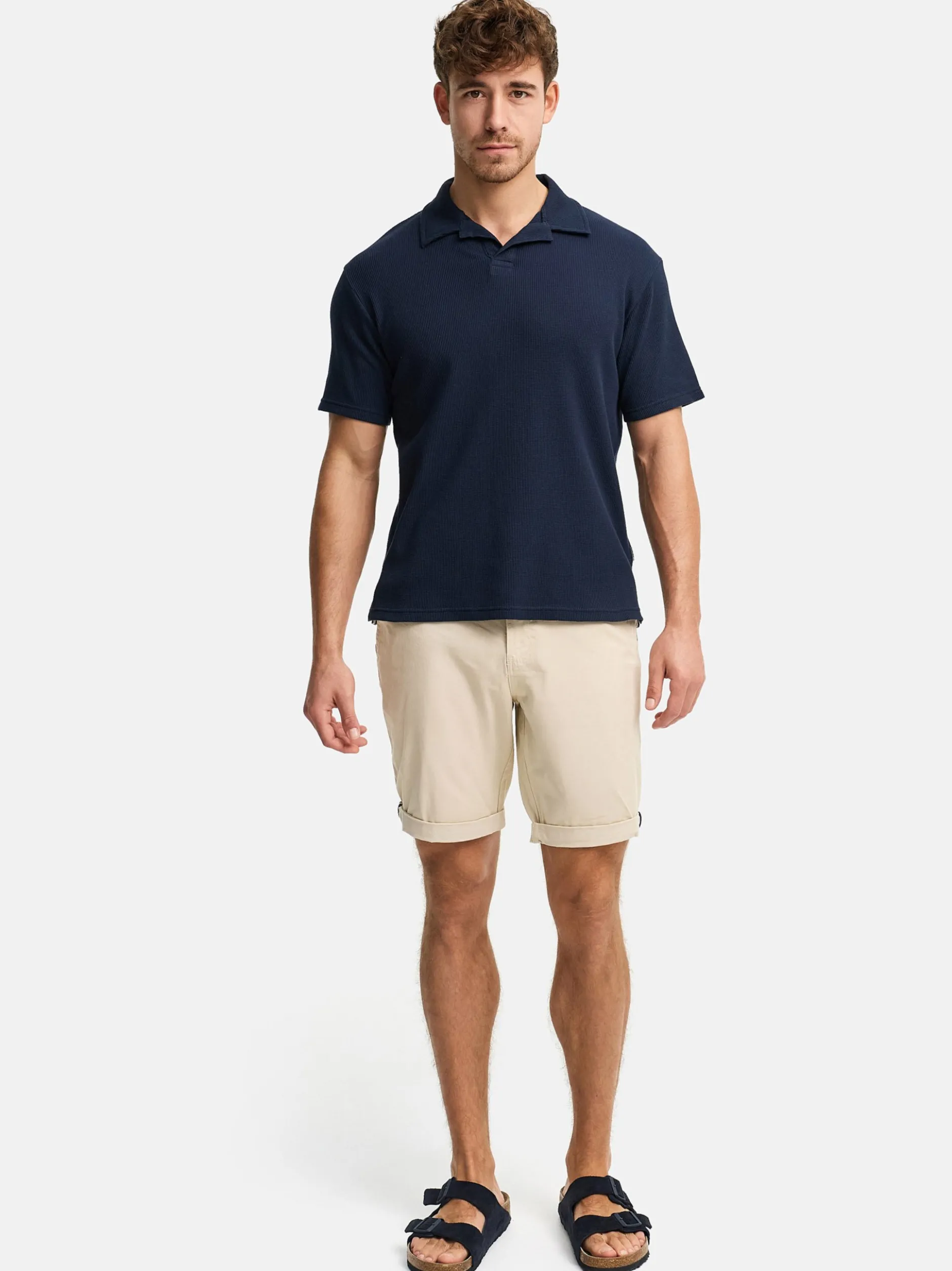 Indicode Herren Poloshirt - INBimmer in blau