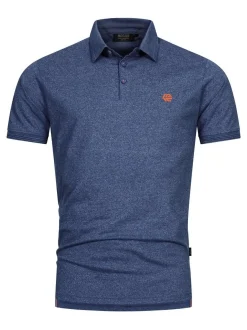 Indicode Herren Poloshirt - INTorrance in blau