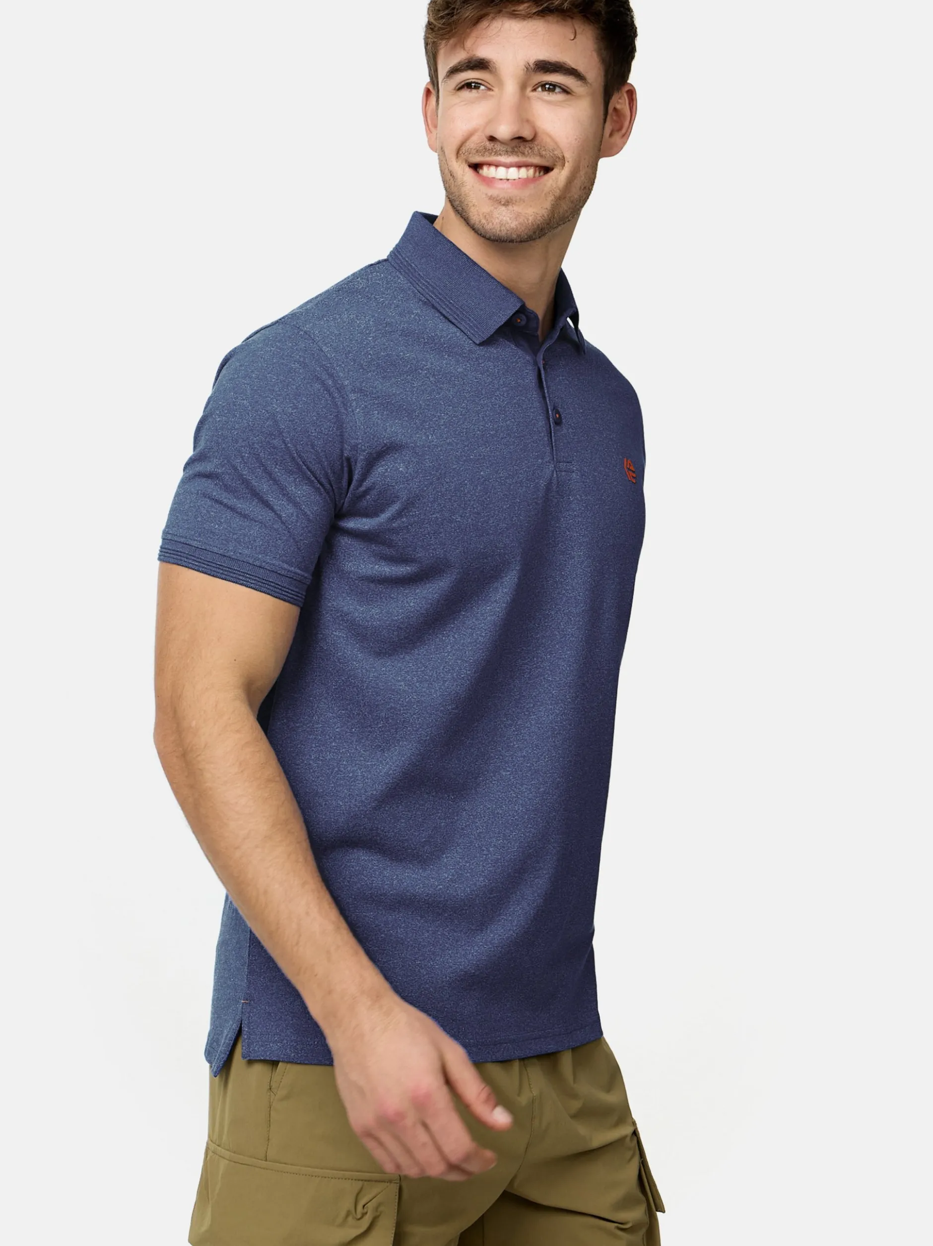 Indicode Herren Poloshirt - INTorrance in blau