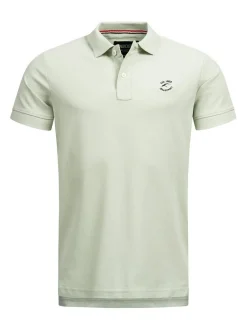 Indicode Herren Poloshirt - Wadim in mint gelb