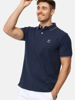 Indicode Herren Poloshirt - Wallo in marine