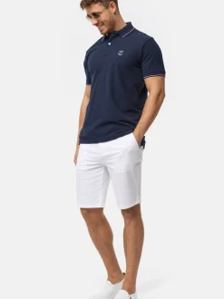 Indicode Herren Poloshirt - Wallo in marine
