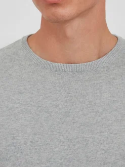 Indicode Herren Rundhalspullover - IDBadan in grau
