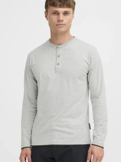 Indicode Herren Rundhalsshirt - IDGifford in grau