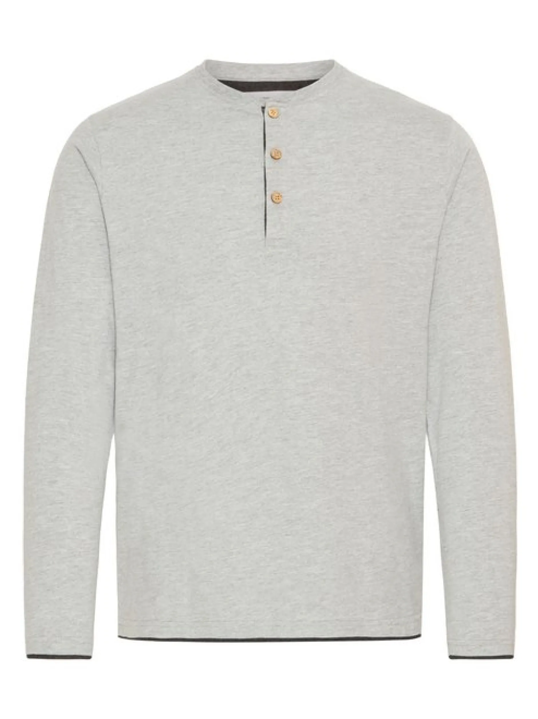 Indicode Herren Rundhalsshirt - IDGifford in grau