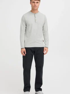 Indicode Herren Rundhalsshirt - IDGifford in grau