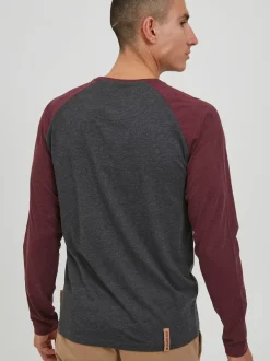 Indicode Herren Rundhalsshirt - IDWinston in rot