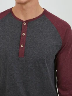 Indicode Herren Rundhalsshirt - IDWinston in rot