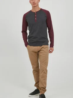 Indicode Herren Rundhalsshirt - IDWinston in rot