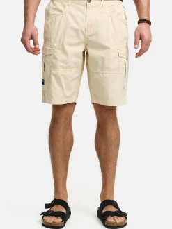 Indicode Herren Shorts Cargo - INDreier in beige sand
