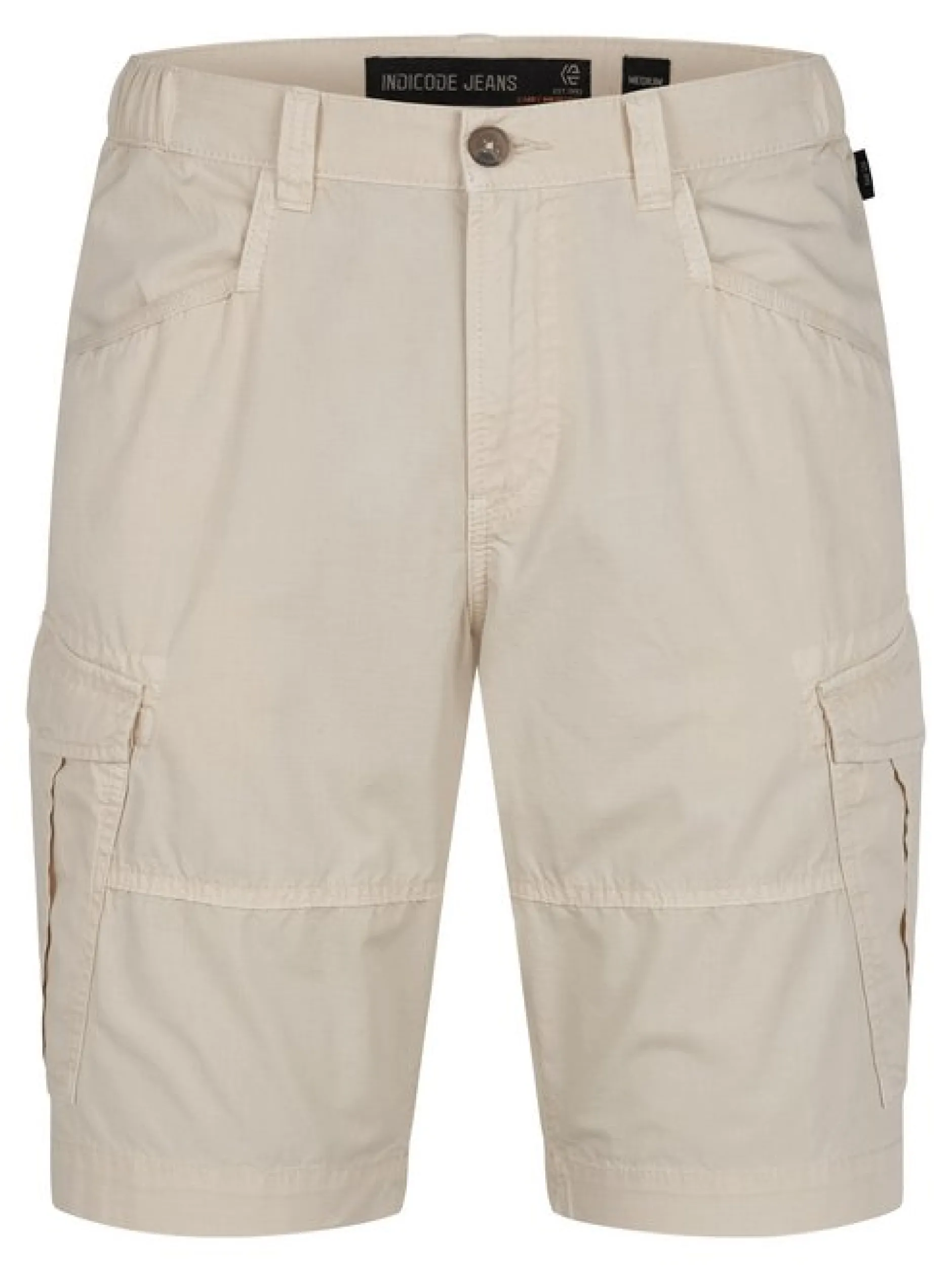 Indicode Herren Shorts Cargo - INDreier in beige sand