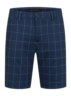 Indicode Herren Shorts Chino - Aalborg in marine blau
