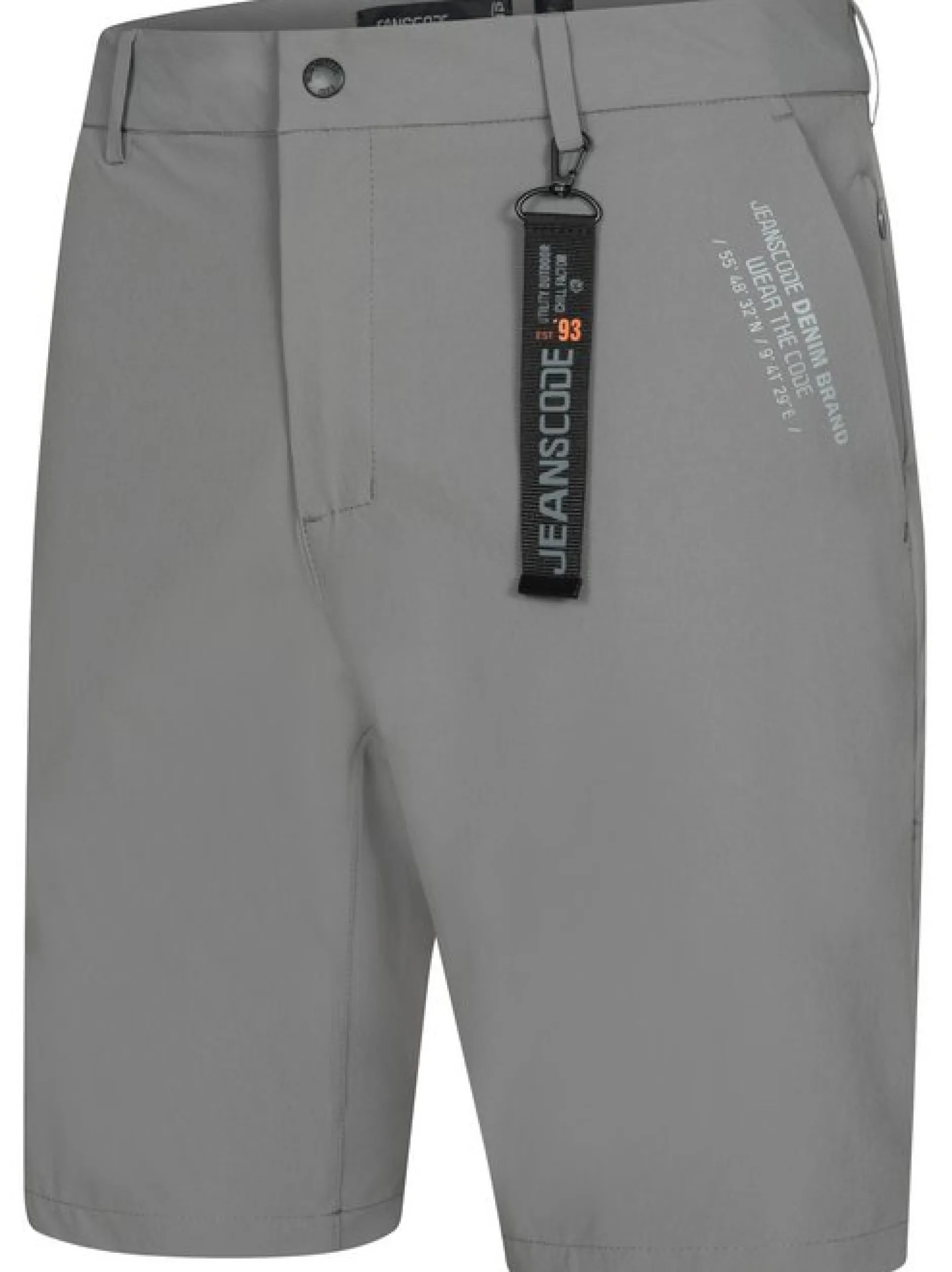 Indicode Herren Shorts Chino - INGareth in grau anthrazit