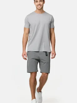 Indicode Herren Shorts Chino - INGareth in grau anthrazit